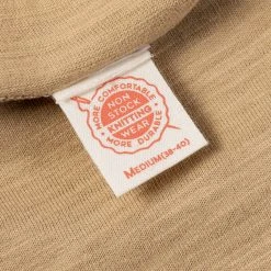 Non Stock TOPS 10.5 Oz US Cotton Tubular Gusset T-Shirt - Sand 35 Non Stock TOPS 10.5 Oz US Cotton Tubular Gusset T-Shirt - Sand