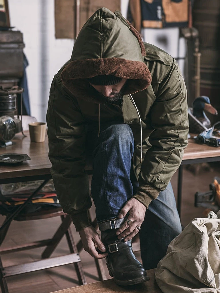 Bronson OUTERWEAR US Army Air Forces Type B-9 Flight Down Parka 10 Bronson OUTERWEAR US Army Air Forces Type B-9 Flight Down Parka