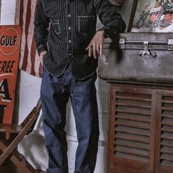 Bronson Lot 861 Wabash Wave Point Work Shirt