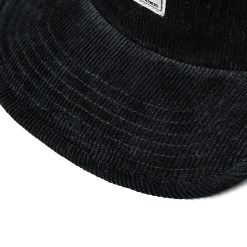 Non Stock 12.5 Oz Corduroy 5 Panel Cap - Black