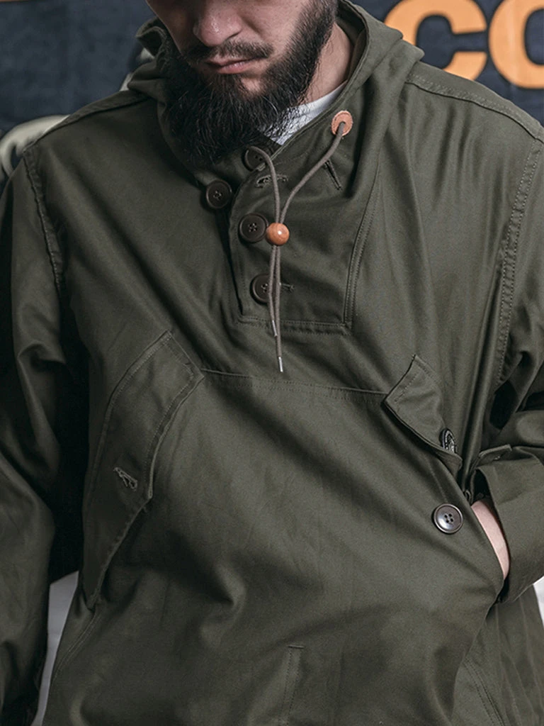 Bronson OUTERWEAR Parka, Field, Cotton, O.D. 10 Bronson OUTERWEAR Parka, Field, Cotton, O.D.