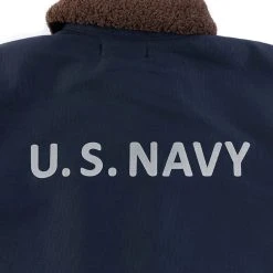 Non Stock 1940s US Navy N-1 Deck Jacket - Faux Fur Inner OUTERWEAR 42 Non Stock 1940s US Navy N-1 Deck Jacket - Faux Fur Inner OUTERWEAR