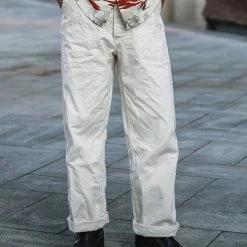 Bronson 1940s WWII USN 10.5 Oz HBT Deck Fatigue Pants Back In Stock