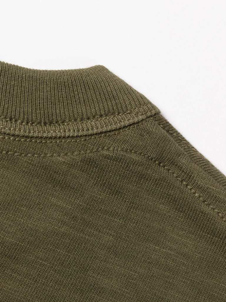 Non Stock 10.5 Oz US Cotton Tubular Gusset T-Shirt - Green 12 Non Stock 10.5 Oz US Cotton Tubular Gusset T-Shirt - Green