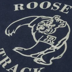 Non Stock Vintage Roosevelt Track Print Short Sleeve T-Shirt TOPS