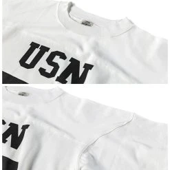 Bronson US Naval Football T-Shirt - White