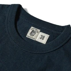 Bronson 1930s Slanted Pocket Tubular T-Shirt - Navy TOPS 23 Bronson 1930s Slanted Pocket Tubular T-Shirt - Navy TOPS