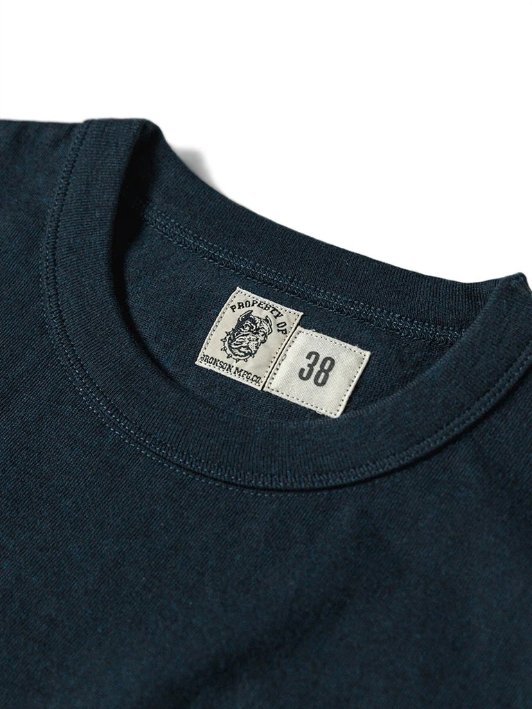 Bronson 1930s Slanted Pocket Tubular T-Shirt - Navy TOPS 10 Bronson 1930s Slanted Pocket Tubular T-Shirt - Navy TOPS