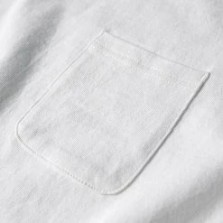 Non Stock NEW ARRIVALS 9.8 Oz Cotton Classic Pocket T-Shirt - White