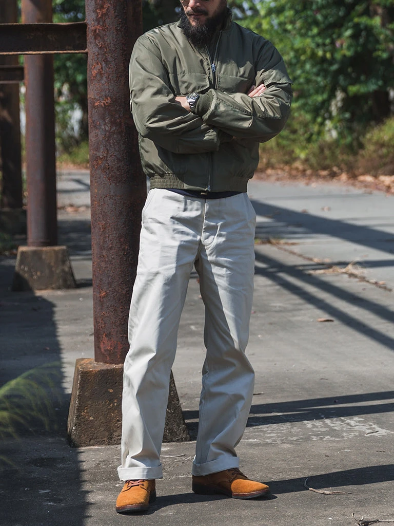 Bronson BOTTOMS 1950s US Army 14 Oz Officer Chino Trousers 10 Bronson BOTTOMS 1950s US Army 14 Oz Officer Chino Trousers
