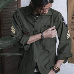 Non Stock Vietnam War US Army OG107 Fatigue Utility Shirt - Im Jin Scouts TOPS 26 Non Stock Vietnam War US Army OG107 Fatigue Utility Shirt - Im Jin Scouts TOPS