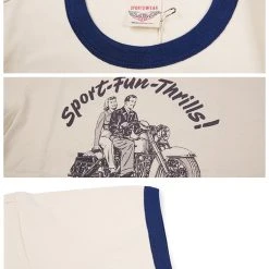 Non Stock Retro Rider Motorcycle T-Shirt - Sport Fun Thrills