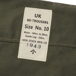 Non Stock 1943 British Army KD & JG Gurkha Bermuda Pants