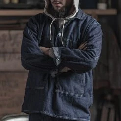 Bronson 1930s 20 Oz Terry Cloth Hooded Sweatshirt TOPS