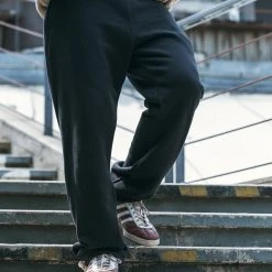 Non Stock NEW ARRIVALS 17.6 Oz Heavyweight Terry Sweatpants - Black