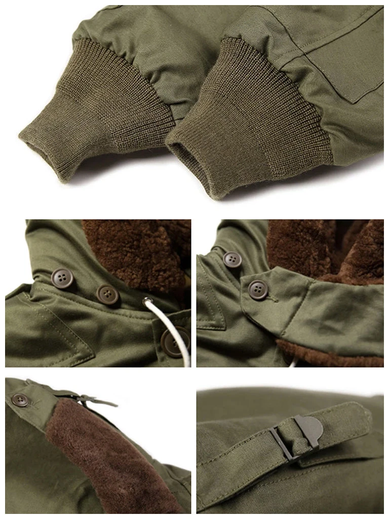 Bronson OUTERWEAR US Army Air Forces Type B-9 Flight Down Parka 11 Bronson OUTERWEAR US Army Air Forces Type B-9 Flight Down Parka