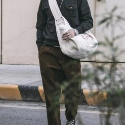 Non Stock 17.5 Oz Terry Cloth Military Pocket Sweatshirt - Black TOPS