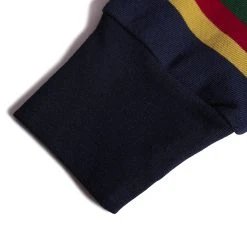 Non Stock Classic Fit Striped Jersey Rugby Shirt - Green Ivy Stripe TOPS 21 Non Stock Classic Fit Striped Jersey Rugby Shirt - Green Ivy Stripe TOPS