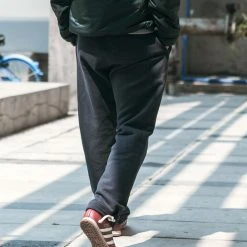 Non Stock NEW ARRIVALS 17.6 Oz Heavyweight Terry Sweatpants - Black