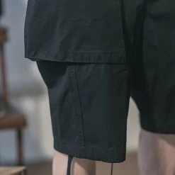 Non Stock NEW ARRIVALS 8.5 Oz Cotton Ripstop Cargo Shorts - Black