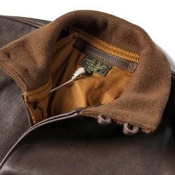 Bronson USAAF Type A-1 Leather Flight Jacket - Light Brown OUTERWEAR