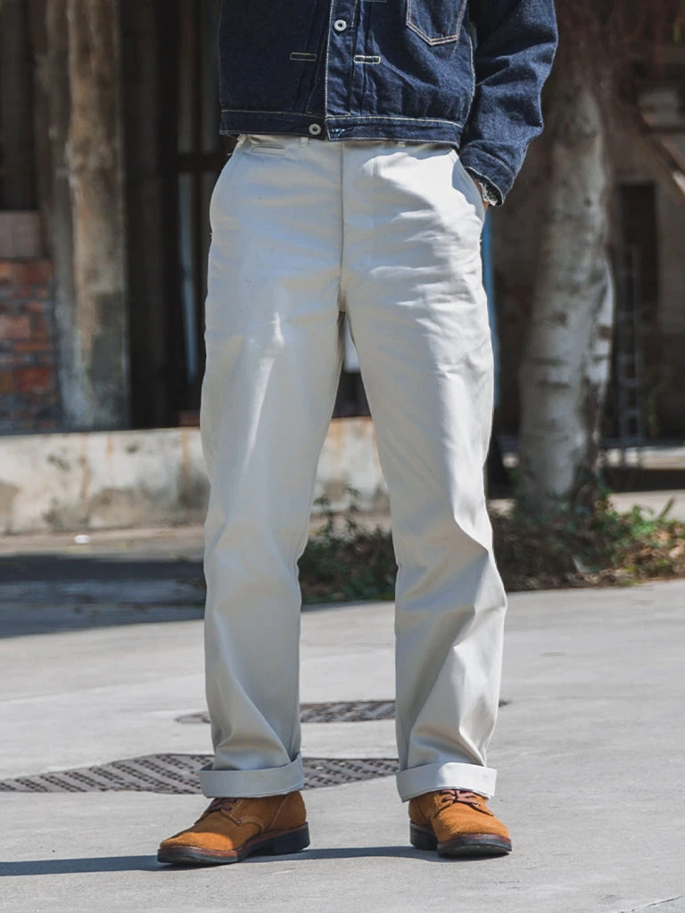Bronson BOTTOMS 1950s US Army 14 Oz Officer Chino Trousers 11 Bronson BOTTOMS 1950s US Army 14 Oz Officer Chino Trousers