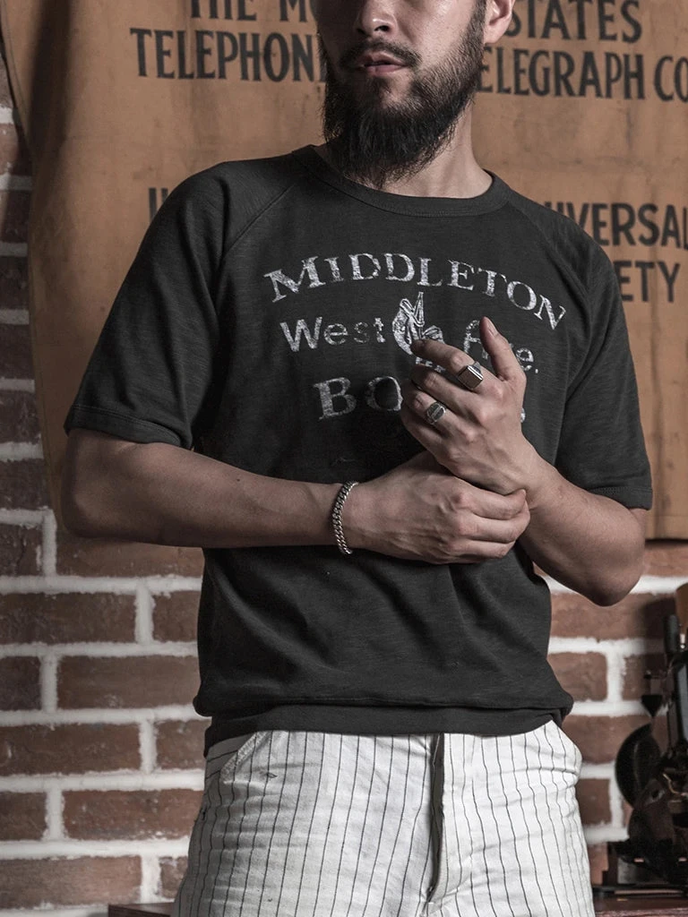 Bronson Heavy Duty Boxer Physical Training T-Shirt - Black 5 Bronson Heavy Duty Boxer Physical Training T-Shirt - Black