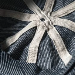 Non Stock Old Time Denim Stripe Newsboy Cap BEST SELLERS