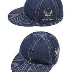 Bronson USAAF WWII Type A-3 Cap - Indigo ACCESSORIES