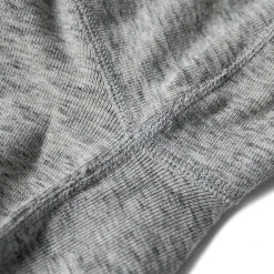 Bronson 14 Oz Side Closing Henley T-Shirt - Gray