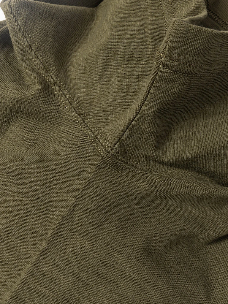 Non Stock 10.5 Oz US Cotton Tubular Gusset T-Shirt - Green 14 Non Stock 10.5 Oz US Cotton Tubular Gusset T-Shirt - Green