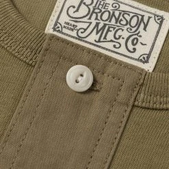 Bronson Vintage Short Sleeve Henley T-Shirt 44 Bronson Vintage Short Sleeve Henley T-Shirt