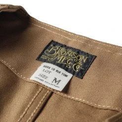 Bronson NEW ARRIVALS 1930s Heavyweight Canvas Game Pocket Hunting Vest - Khaki