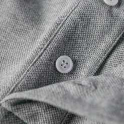 Non Stock NEW ARRIVALS 9.8 Oz Cotton Pique Baseball T-Shirt - Gray