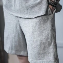 Non Stock 15 Oz French Terry Sweat Shorts - Gray NEW ARRIVALS