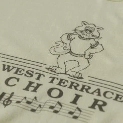 Non Stock Vintage West Terrace Choir Print Short Sleeve T-Shirt