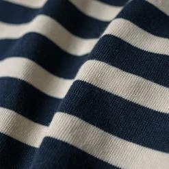 Bronson Breton Stripe T-Shirt - Navy/White