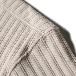 Bronson 11 Oz Vintage Ribbed Cotton Henley T-Shirt - Apricot