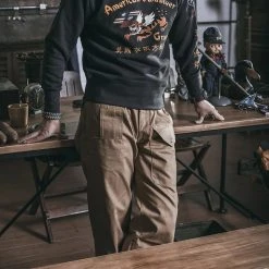 Non Stock Flying Tigers Military Print Sweatshirt - Black TOPS 15 Non Stock Flying Tigers Military Print Sweatshirt - Black TOPS