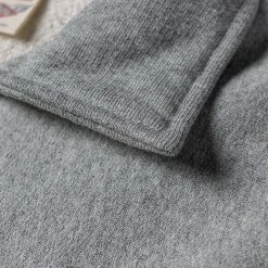 Non Stock 1950s USAFA Reverse Weave Half-Zip Sweatshirt - Gray NEW ARRIVALS