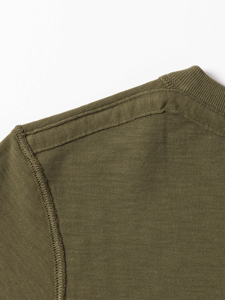 Non Stock 10.5 Oz US Cotton Tubular Gusset T-Shirt - Green 17 Non Stock 10.5 Oz US Cotton Tubular Gusset T-Shirt - Green