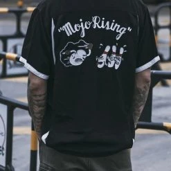 Non Stock TOPS Loose Embroidery Bowling Shirt