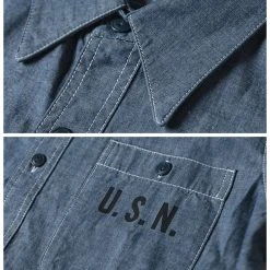 Bronson U.S.N. 8 Oz Chambray Shirt