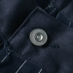 Bronson NEW ARRIVALS Lot 952 HBT Striped Mechanic Pants - Navy