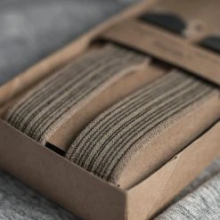 Bronson Old-Time Y-Back Leather Button Suspender