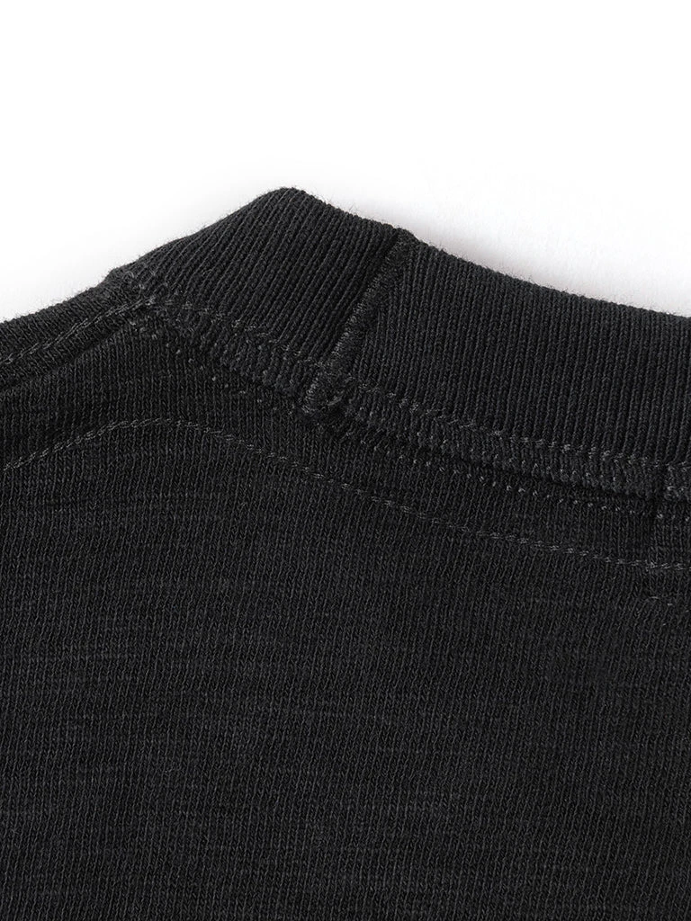 Non Stock 10.5 Oz US Cotton Tubular Gusset T-Shirt - Black 13 Non Stock 10.5 Oz US Cotton Tubular Gusset T-Shirt - Black