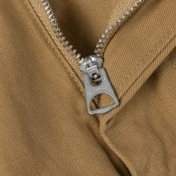 Non Stock 1930s IVY Style Double Pleated Chino Trousers - Yellow BOTTOMS