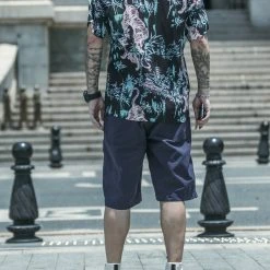 Non Stock Vietnam War OG107 Fatigue Utility Shorts - Navy