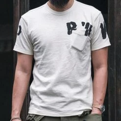 Bronson TOPS WWII US Army PW Pocket T-Shirt 28 Bronson TOPS WWII US Army PW Pocket T-Shirt