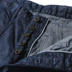 Bronson 1940s WWII USN 10.5 Oz Denim Dungaree Deck Shorts Back In Stock